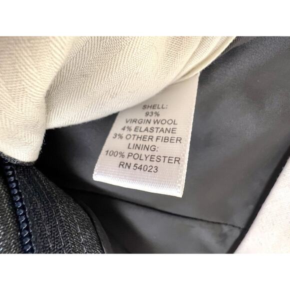 Banana Republic Bootcut Dress Pants Womens 8 Martin Fit Gray Stretch Wool Blend - Picture 7 of 7